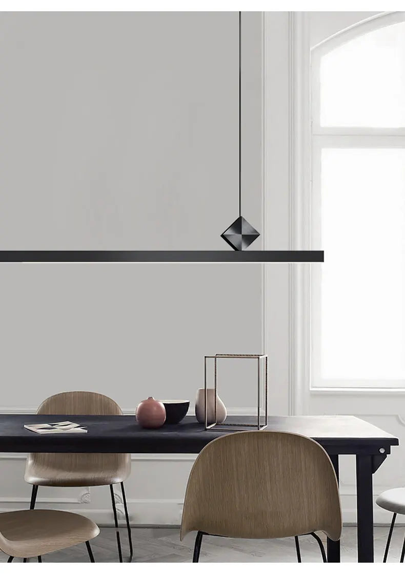 Esszimmer-Kronleuchter im minimalistischen Luxusstil - Moderne, einfache LED-Pendelleuchte im nordischen Design für Studierzimmer und Bartische - Unique Outlet