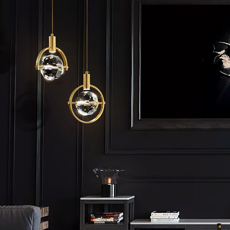 LED-Kristall-Lüster Kreativer Kronleuchter für Schlafzimmer und Wohnräume - Unique Outlet