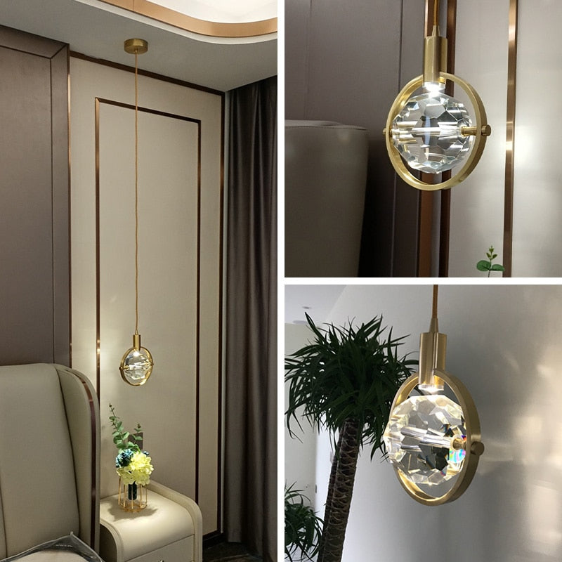 LED-Kristall-Lüster Kreativer Kronleuchter für Schlafzimmer und Wohnräume - Unique Outlet