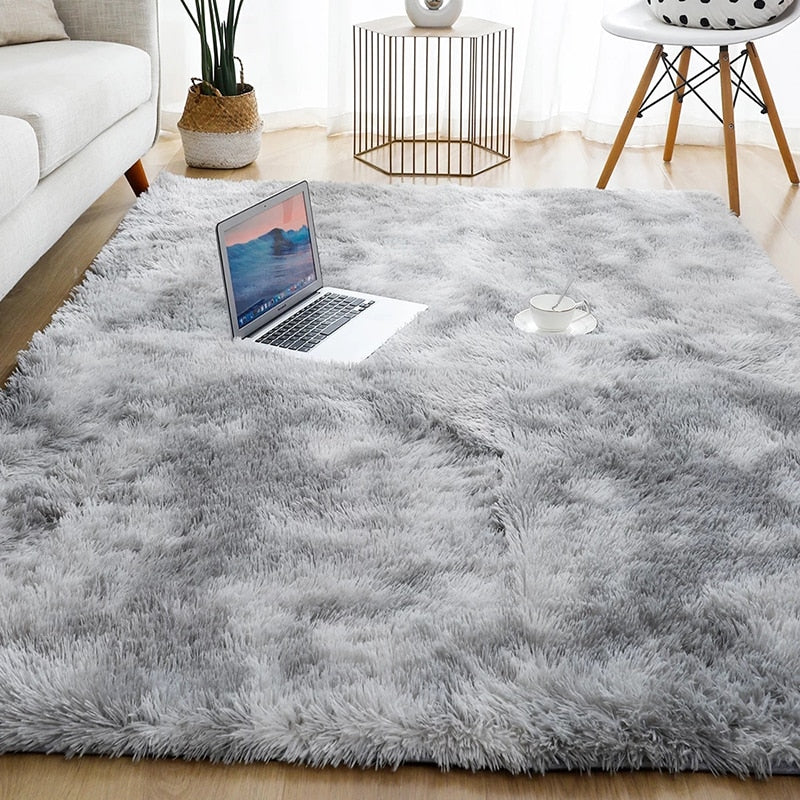 Dicker Teppich für Wohnzimmer Plüschteppich - Unique Outlet