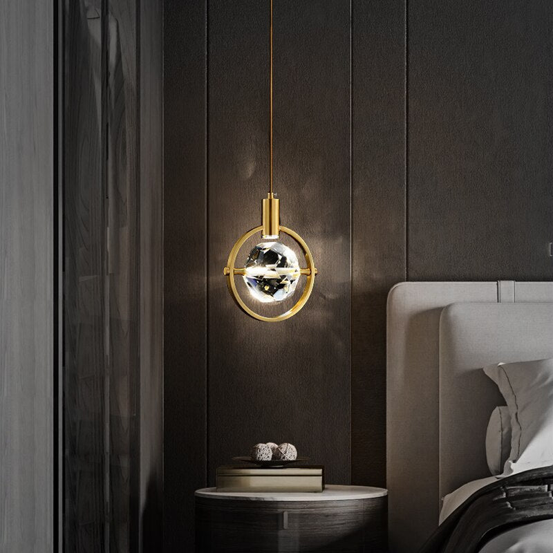 LED-Kristall-Lüster Kreativer Kronleuchter für Schlafzimmer und Wohnräume - Unique Outlet