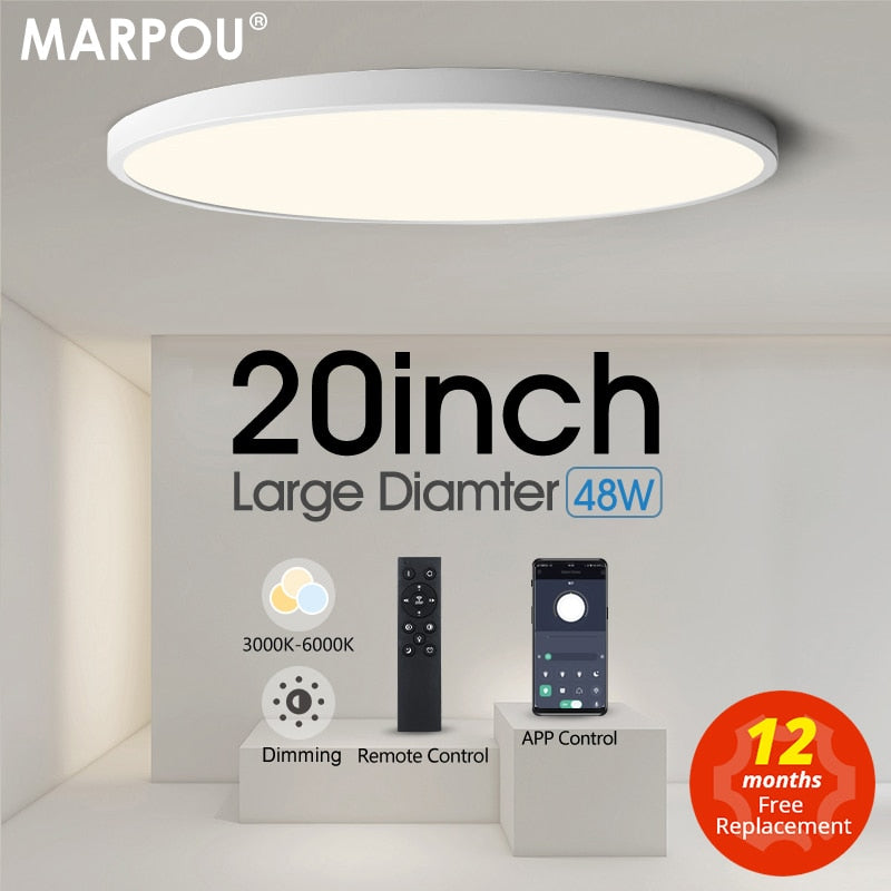 Smart LED Deckenleuchte 48W - Unique Outlet
