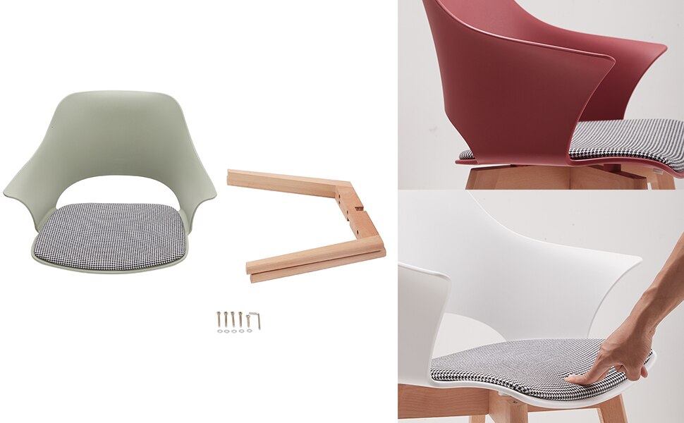 Nordic Esszimmer Stühle im 2er Set - Unique Outlet