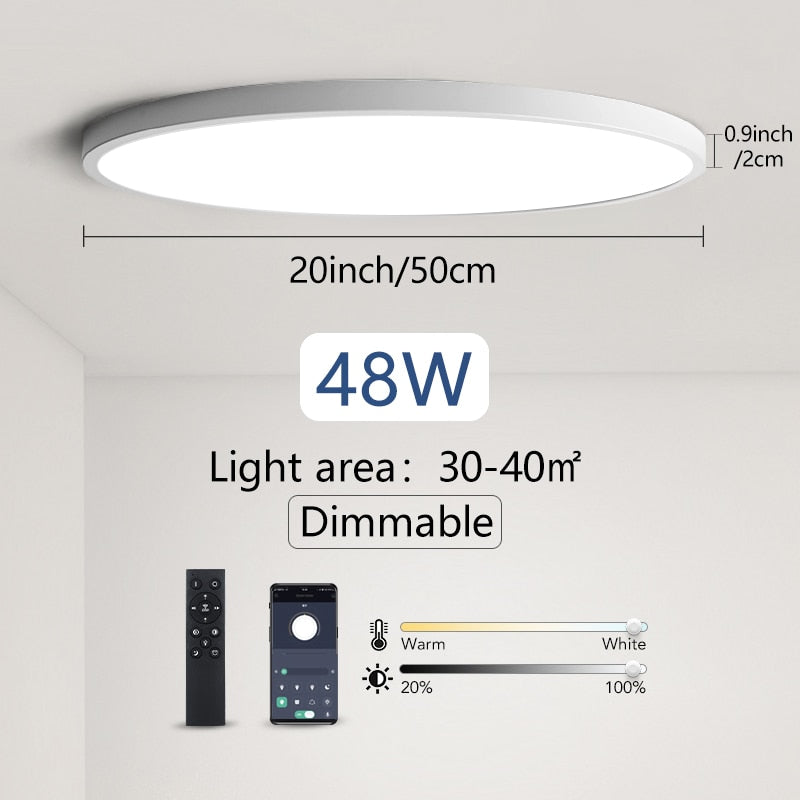 Smart LED Deckenleuchte 48W - Unique Outlet