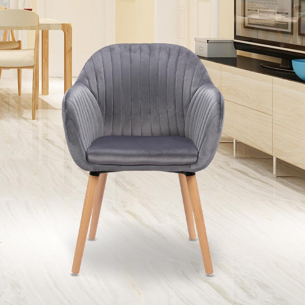 4er-Set Esszimmerstühle, luxuriöse Armlehnenstühle im modernen Stil für Küche und Wohnzimmer, Heimdekoration - Unique Outlet