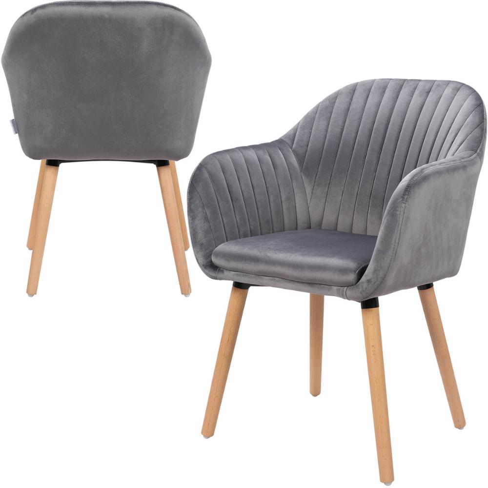 4er-Set Esszimmerstühle, luxuriöse Armlehnenstühle im modernen Stil für Küche und Wohnzimmer, Heimdekoration - Unique Outlet