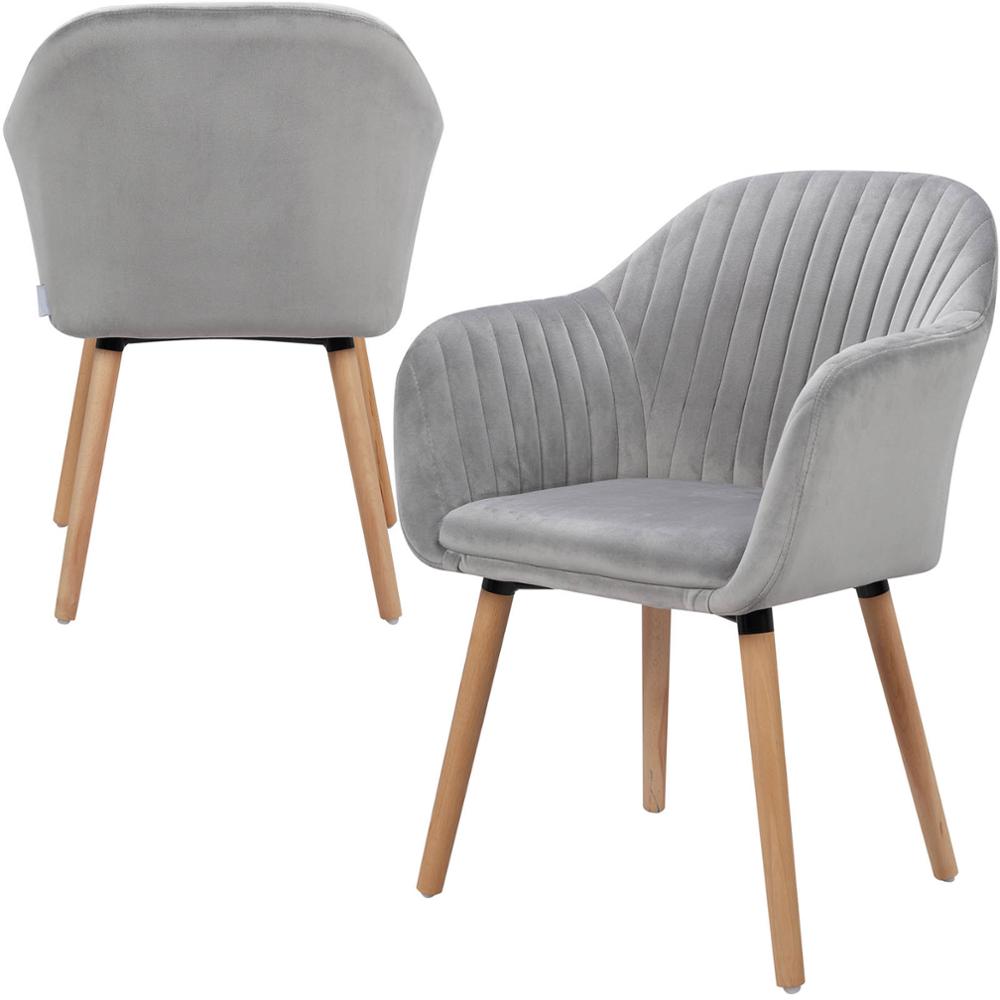 4er-Set Esszimmerstühle, luxuriöse Armlehnenstühle im modernen Stil für Küche und Wohnzimmer, Heimdekoration - Unique Outlet