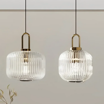 Nordische Minimalistische Glaspendelleuchten – Japanische LED-Hängelampe für Esszimmer und Küche - Unique Outlet