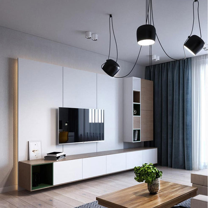 Variabel gestaltbare moderne Industrie-Pendelleuchten im Spinnen-Design für Esszimmer/Restaurants, Küche, Pendellampen E27, LED-Lampe - Unique Outlet