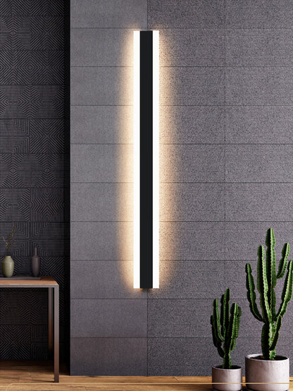 Wasserdichte LED-Außenwandleuchte, Längliche Form, IP65, Aluminium, Garten- und Villen-Beleuchtung, Verschiedene Größen von 30cm bis 240cm - Unique Outlet