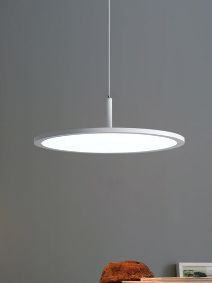 Kreative Scheiben-LED-Hängeleuchten in Schwarz oder Weiß - Modern, Einfach, Ultra-dünn - Ideal für Wohnzimmer, Schlafzimmer, Restaurant, Bar, Café - Unique Outlet