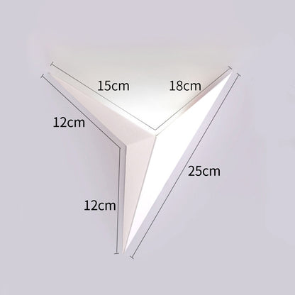 LED-Wandleuchten im modernen, minimalistischen Dreiecks-Design im nordischen Stil, Innenleuchten für Treppen & Wohnzimmer, einfache Beleuchtung 3W AC85-265V - Unique Outlet