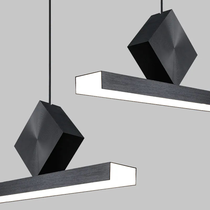 Esszimmer-Kronleuchter im minimalistischen Luxusstil - Moderne, einfache LED-Pendelleuchte im nordischen Design für Studierzimmer und Bartische - Unique Outlet