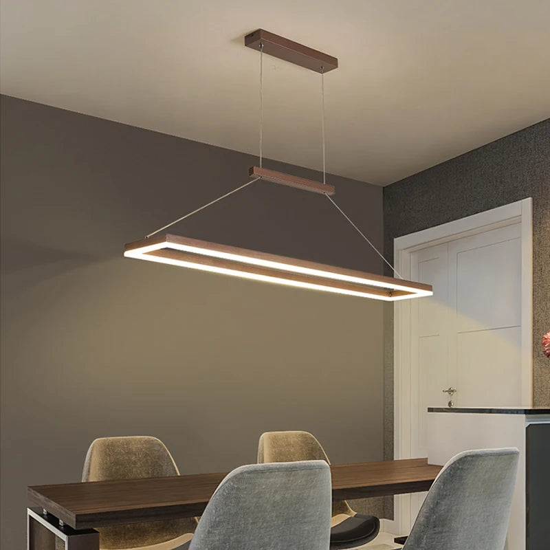 Moderner Nordischer Kronleuchter – Minimalistische LED-Hängeleuchte für Esszimmer, Büro und Bar - Unique Outlet