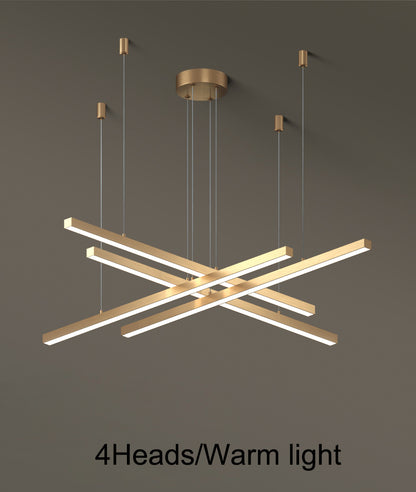 Moderne Pendelleuchte, Beleuchtung für Esszimmer, nordisches Restaurant, lange Hängelampen, Bürobeleuchtung, Bar-Illumination - Unique Outlet