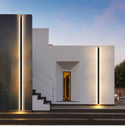 Wasserdichte LED-Außenwandleuchte, Längliche Form, IP65, Aluminium, Garten- und Villen-Beleuchtung, Verschiedene Größen von 30cm bis 240cm - Unique Outlet