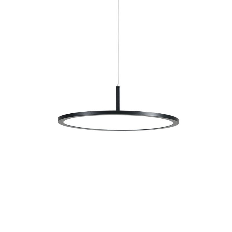 Kreative Scheiben-LED-Hängeleuchten in Schwarz oder Weiß - Modern, Einfach, Ultra-dünn - Ideal für Wohnzimmer, Schlafzimmer, Restaurant, Bar, Café - Unique Outlet