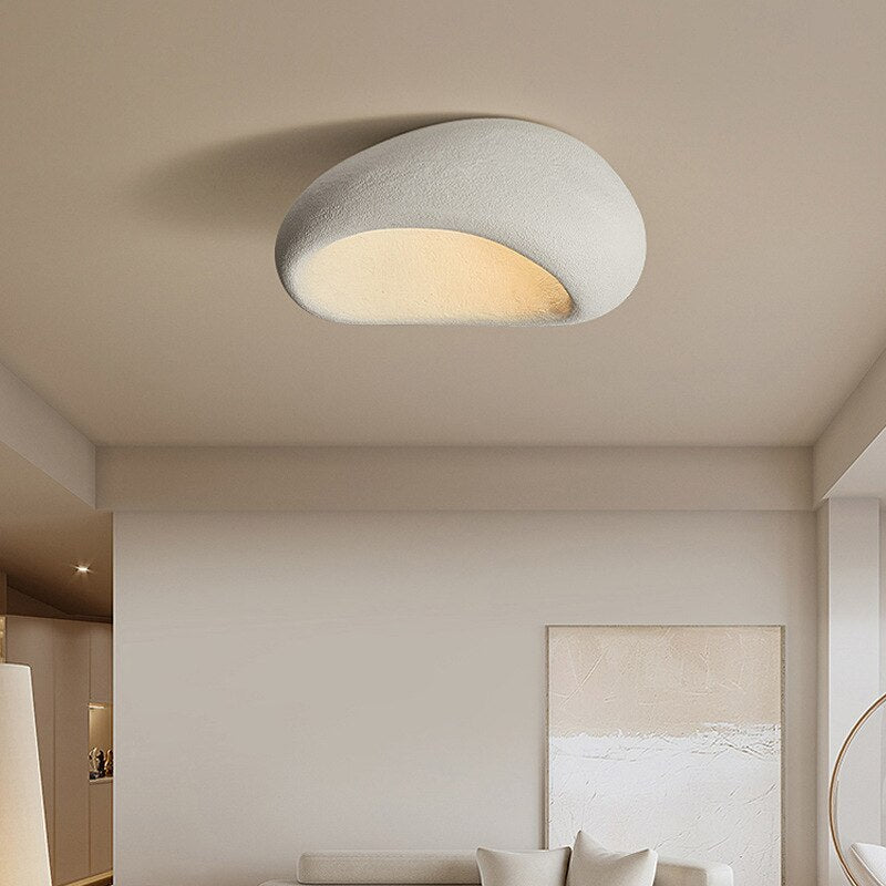Nordische Minimalistische Wabi-Sabi LED-Deckenleuchten Kronleuchter - Ideal für Wohnzimmer, Esszimmer, Schlafzimmer - Größen 45cm, 52cm, 60cm - Unique Outlet