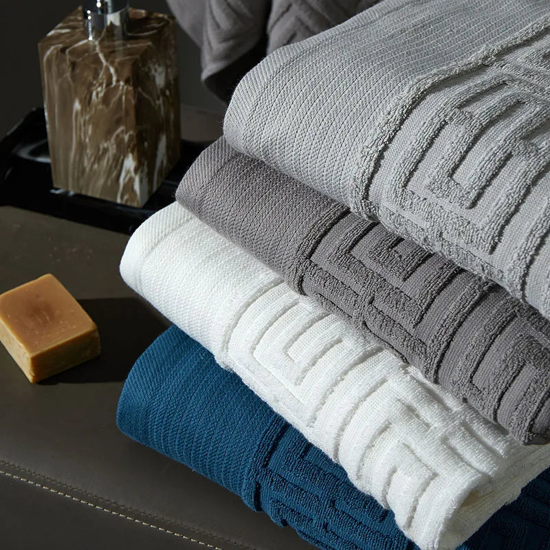 Baumwollhandtuch-Set – Maschinenwaschbare, weiche und saugfähige Handtücher - Unique Outlet