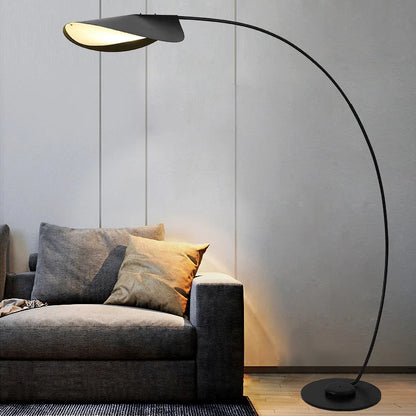 Moderne Parabola LED-Stehleuchte – Elegantes Schwarz für Wohn- und Schlafbereich - Unique Outlet