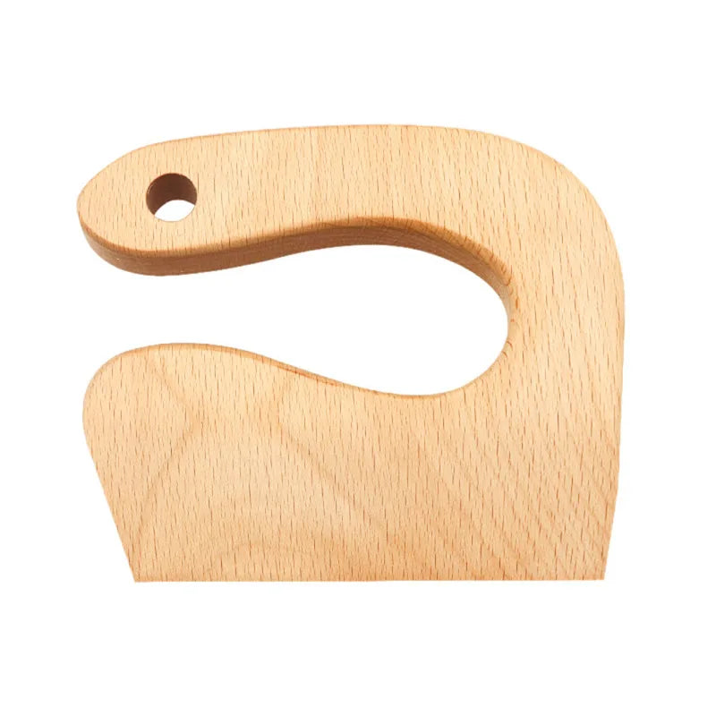 Safe Kitchen Cutting Toy Kids Wooden Cooking CutterFish-Shaped Children'S Kitchen Tools Cute Vegetables Fruits Knife Safety - Unique Outlet