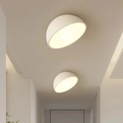Moderne Nordische LED-Runddeckenleuchten – Dimmbare Deckenlampen im schlichten Design für Schlafzimmer, Korridor und Treppenhaus - Unique Outlet