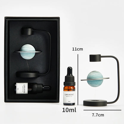 Schwebender Asteroiden-Diffusor - Betonplaneten Aromatherapie - Innovatives, feuerloses Dufterlebnis - Dekoratives Schreibtisch-Accessoire - Unique Outlet