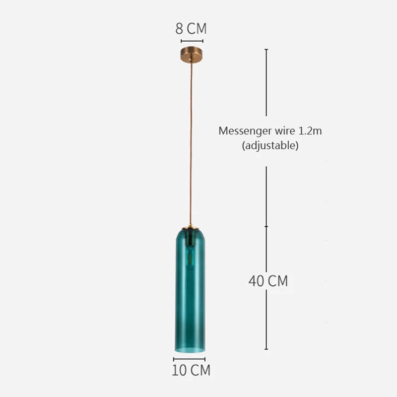Moderne Pendelleuchten im Nordic-Stil mit Glaslampenschirm für Esszimmer, Wohnzimmer und Schlafzimmer - Unique Outlet