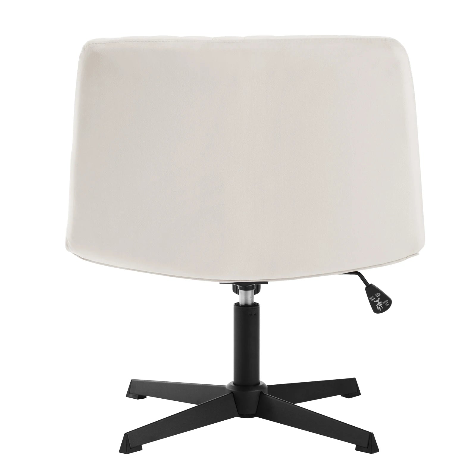 Drehbarer Relaxsessel Bürostuhl - Ergonomischer Samt Schreibtischstuhl, Höhenverstellbar, 360° Drehbar, Gepolstert - Unique Outlet