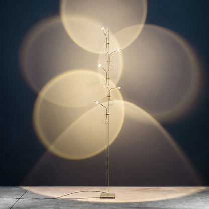 Italienisches Design LED Stehleuchte – Regenbogen-Projektionslampe für atmosphärisches Licht - Unique Outlet