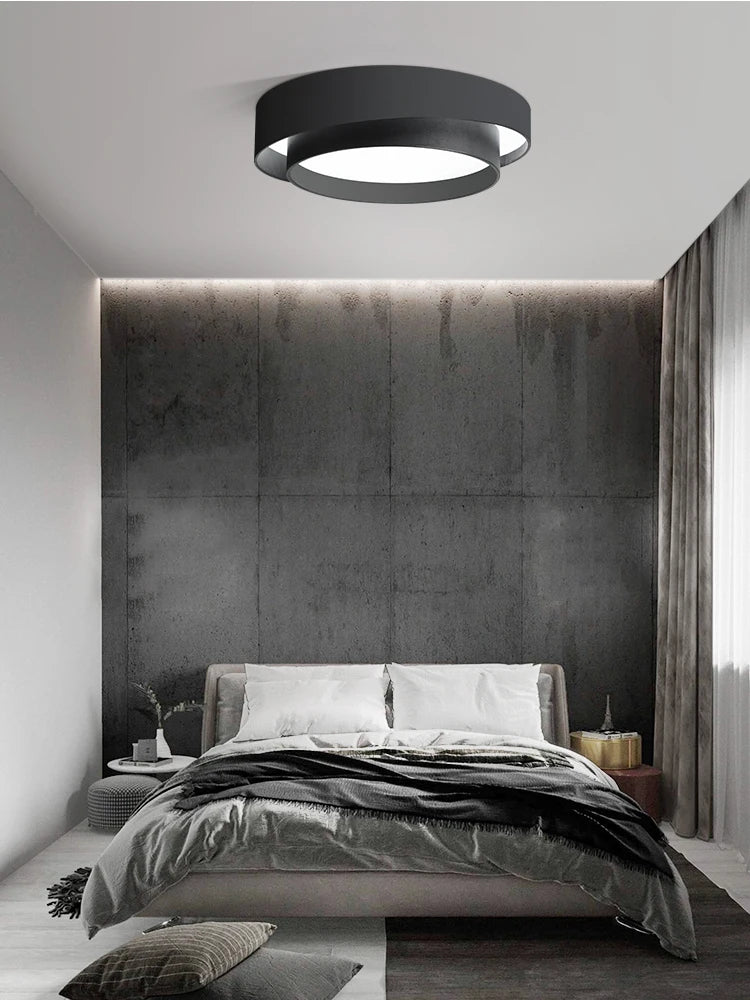 Minimalistische Deckenlampe 2023, Modernes nordisches Design, LED, für Wohnzimmer und Schlafzimmer - Unique Outlet