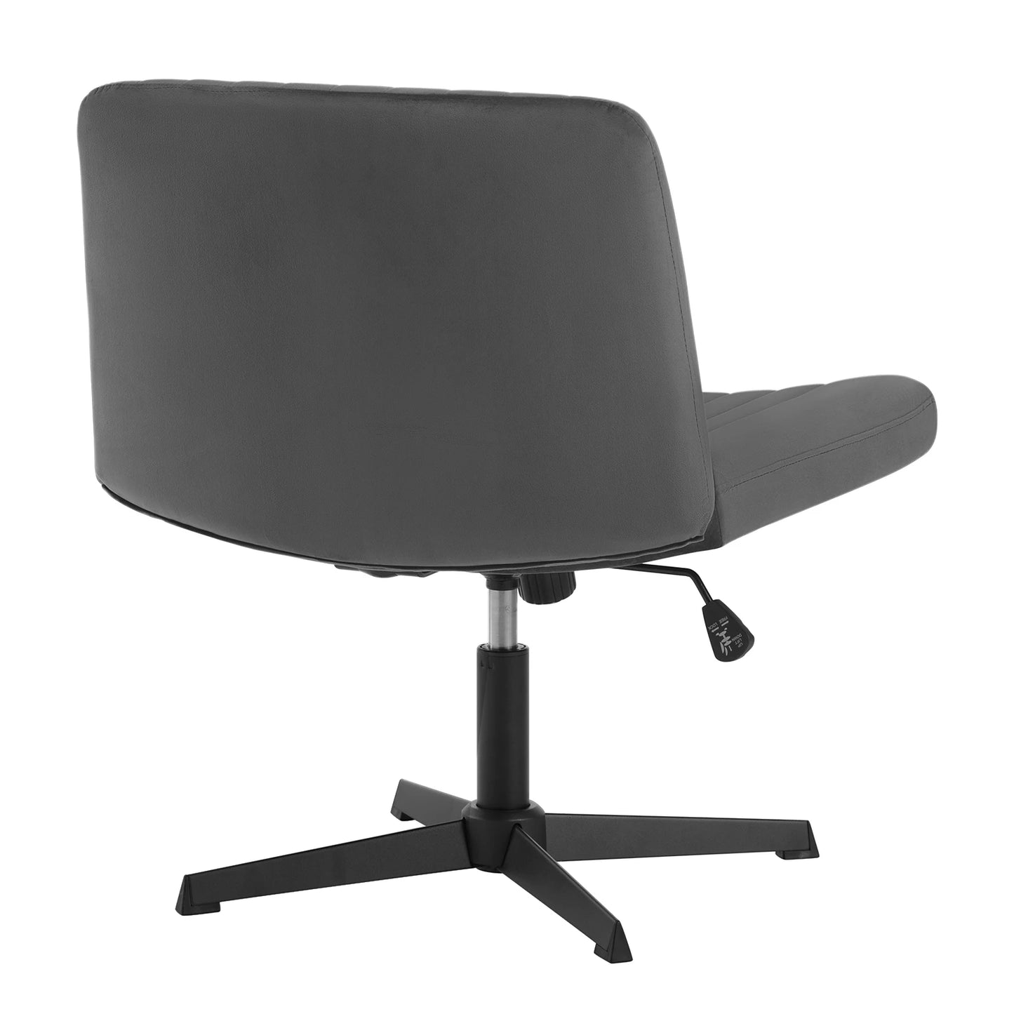 Drehbarer Relaxsessel Bürostuhl - Ergonomischer Samt Schreibtischstuhl, Höhenverstellbar, 360° Drehbar, Gepolstert - Unique Outlet