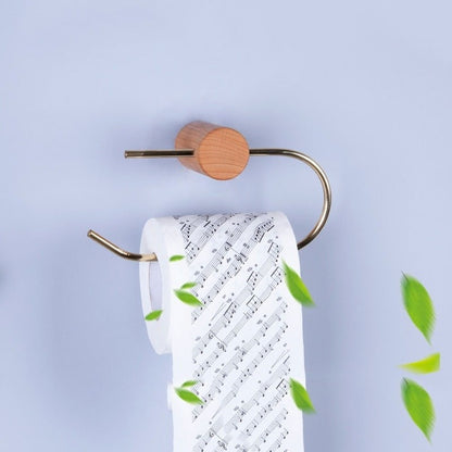 Kreativer Bohrfreier Halter im nordischen Stil, Toilettenpapierhalter aus Messing, Handtuchhalter, Toilettenpapier-Spender - Unique Outlet