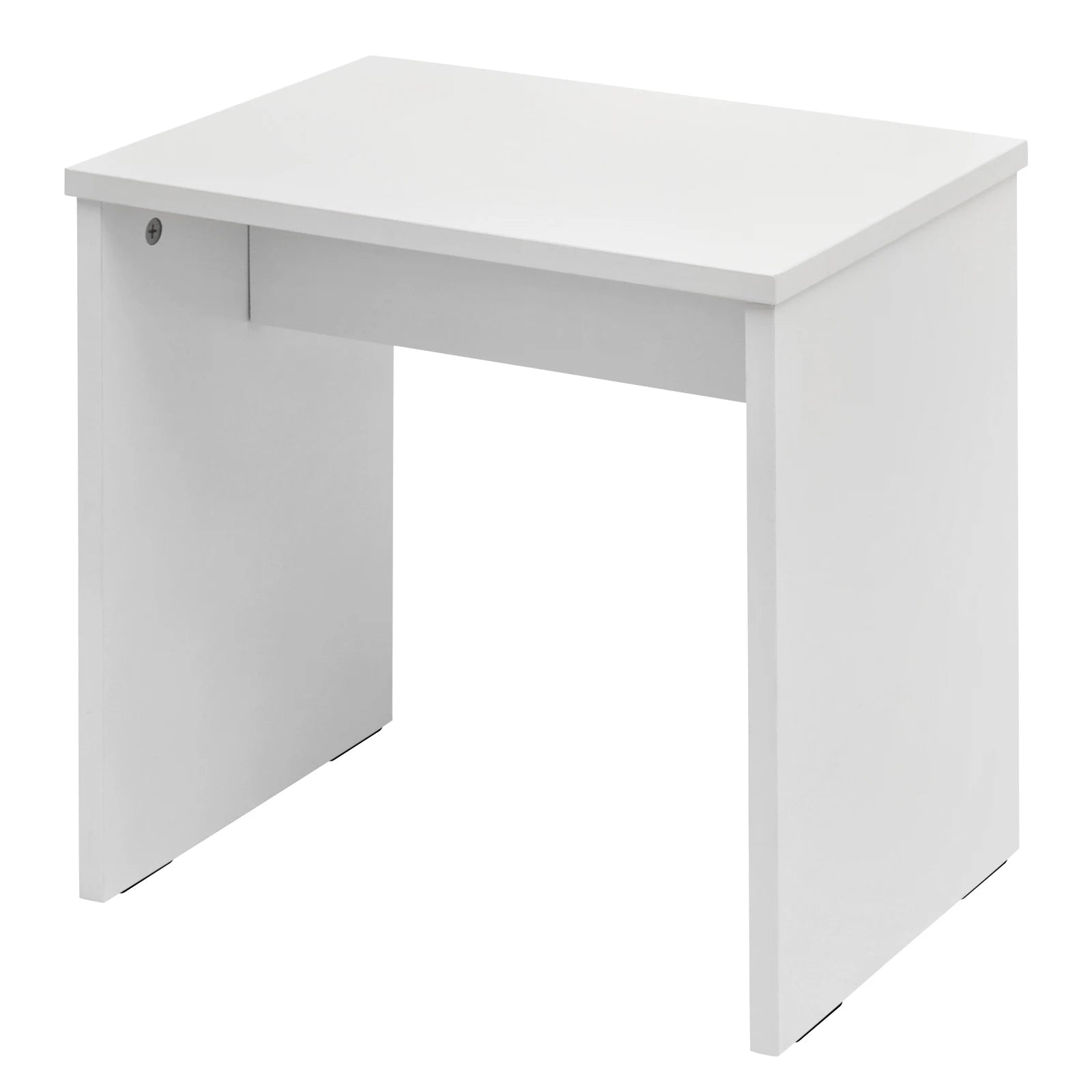 Weißer Schminktisch-Set mit Klappbarem Spiegel und Hocker - Hochglanz Kosmetiktisch für Schlafzimmer - Unique Outlet