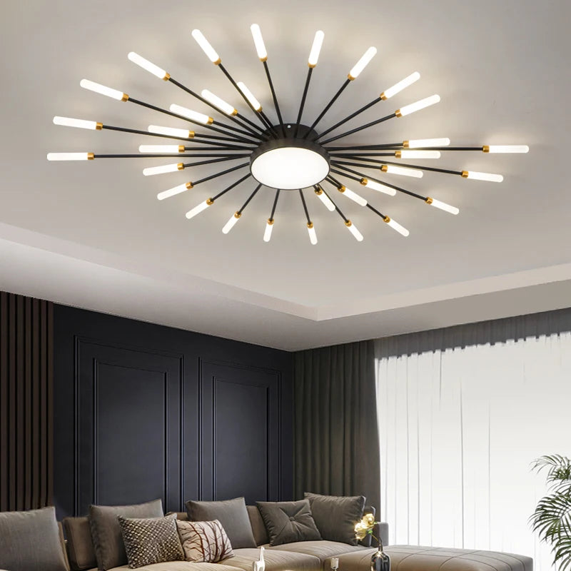 "Glänzender Mittelpunkt" Moderner LED Deckenleuchter - Unique Outlet