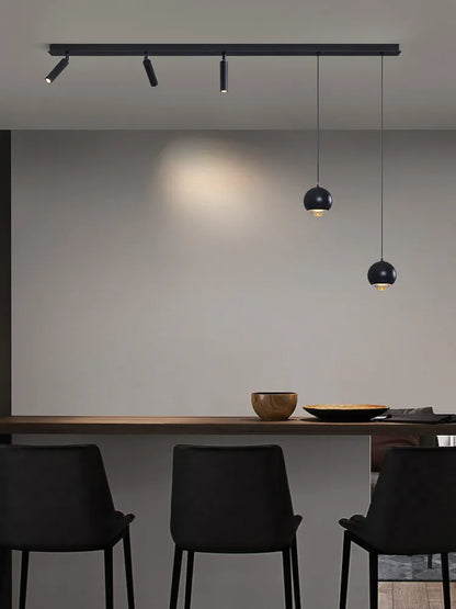 Nordische Moderne Streifen-LED-Deckenlampe – Minimalistisches Design für Restaurants, Bars und Kücheninseln - Unique Outlet