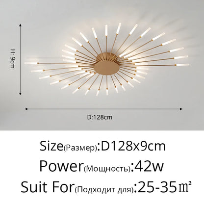 "Glänzender Mittelpunkt" Moderner LED Deckenleuchter - Unique Outlet