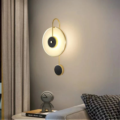 Nordische Runde Marmor-Wandleuchten – Luxuriöse Beleuchtung für Ess- und Wohnzimmer, Schlafzimmer und dekorative Hintergrundbeleuchtung - Unique Outlet