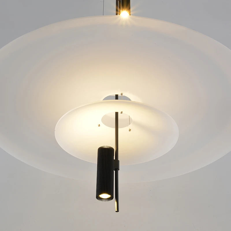 Minimalistische LED-Pendelleuchten im Kreativen Fliegenden Untertassen-Design – Designer-Hängelampen für Esstisch und Bar - Unique Outlet