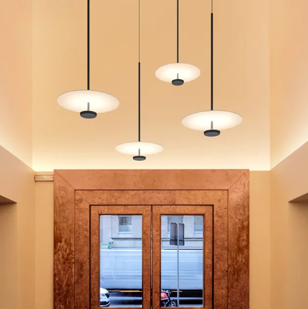 Nordischer Runder Esszimmer-Kronleuchter – Moderne Minimalistische Pendelleuchte für Schlafzimmer und Bar - Unique Outlet