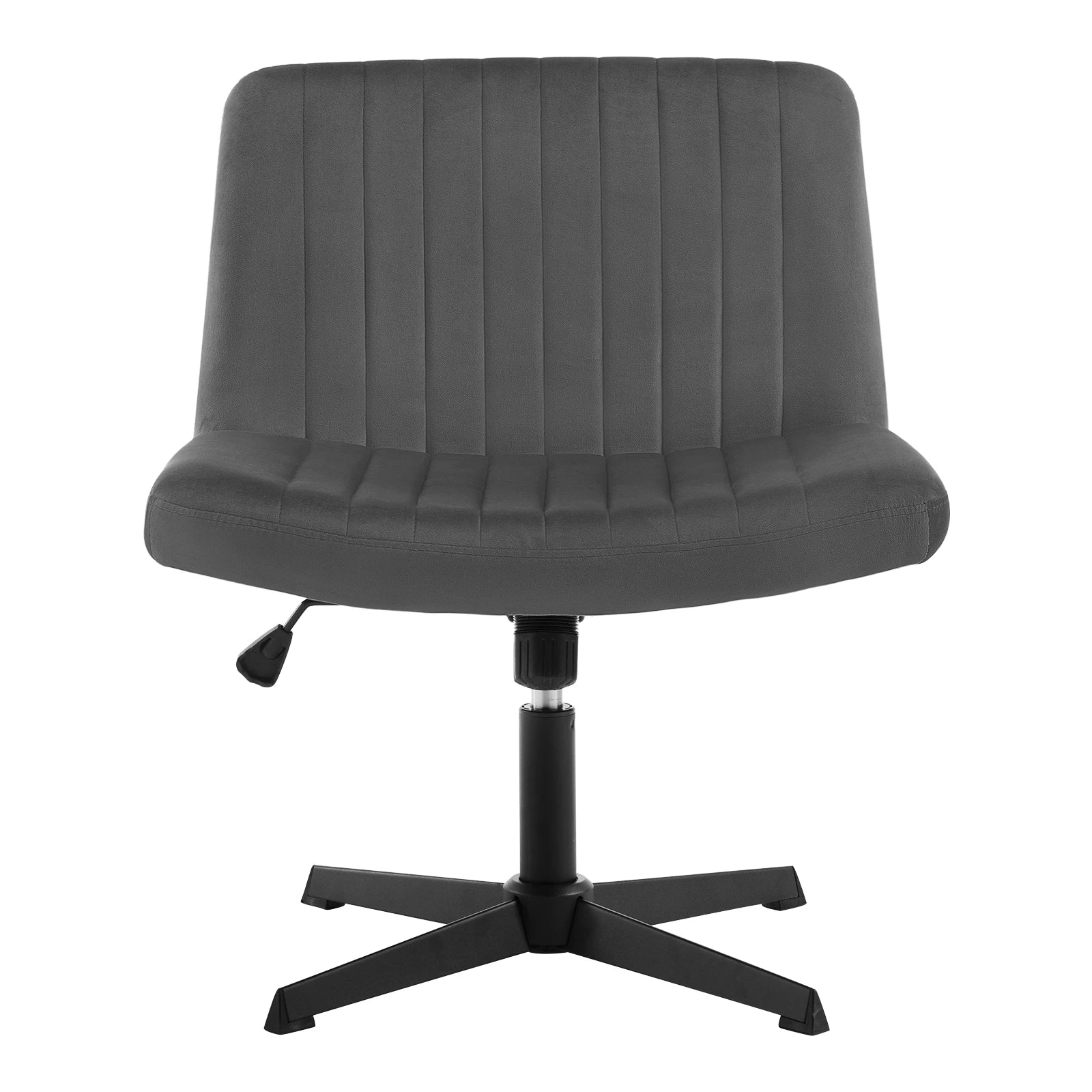 Drehbarer Relaxsessel Bürostuhl - Ergonomischer Samt Schreibtischstuhl, Höhenverstellbar, 360° Drehbar, Gepolstert - Unique Outlet