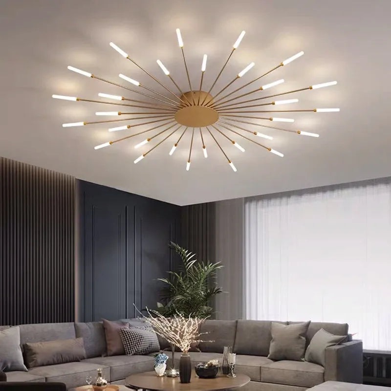 "Glänzender Mittelpunkt" Moderner LED Deckenleuchter - Unique Outlet