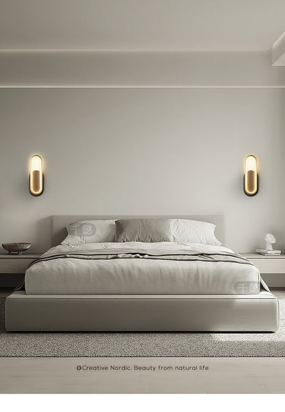 Kupfer Luxus-Wandlampe: Schlafzimmer-Nachttisch-Atmosphärenlampe, Wohnzimmer, Nordische Kreatives Hotel-Flur-Treppenlicht - Unique Outlet