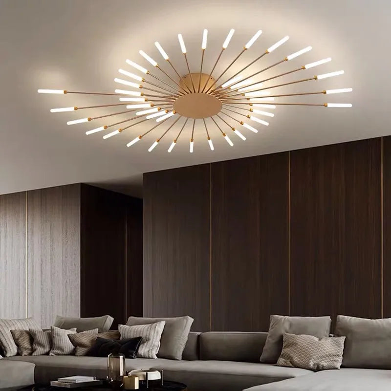"Glänzender Mittelpunkt" Moderner LED Deckenleuchter - Unique Outlet