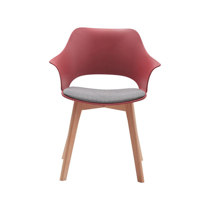4er-Set Moderne Esszimmerstühle mit Polsterung im Retro-Stil - Unique Outlet