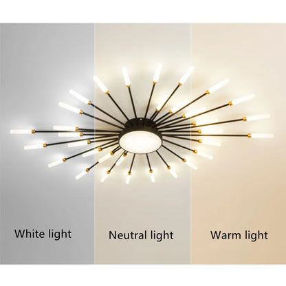 "Glänzender Mittelpunkt" Moderner LED Deckenleuchter - Unique Outlet