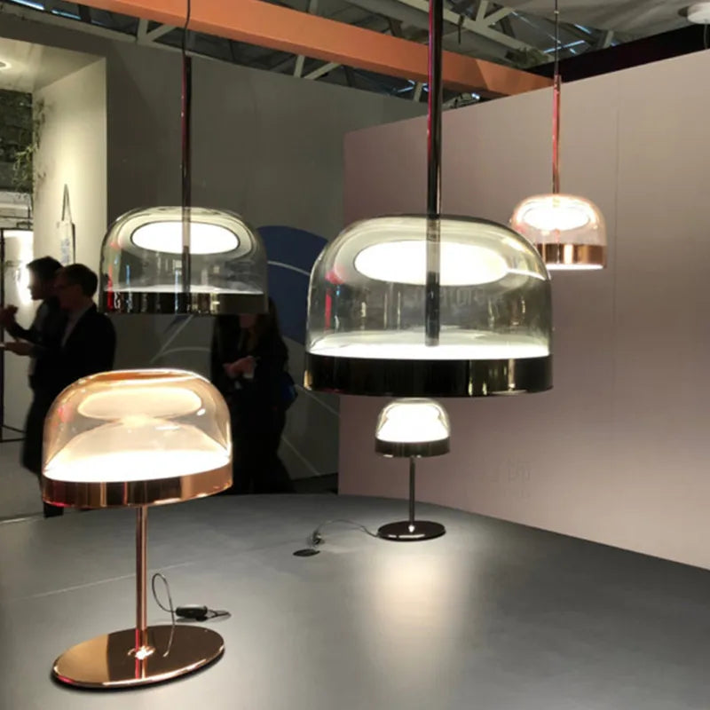 Moderne Rosegold LED Boden-Tischlicht| Kunstvolle Dekorationslampe für Wohnzimmer, Restaurant und Schlafzimmer - Unique Outlet