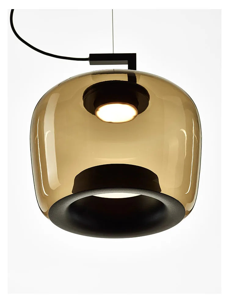Nordische LED-Pendelleuchten - Moderne Hängende Kronleuchter aus Glas für Wohn- und Esszimmer - Unique Outlet