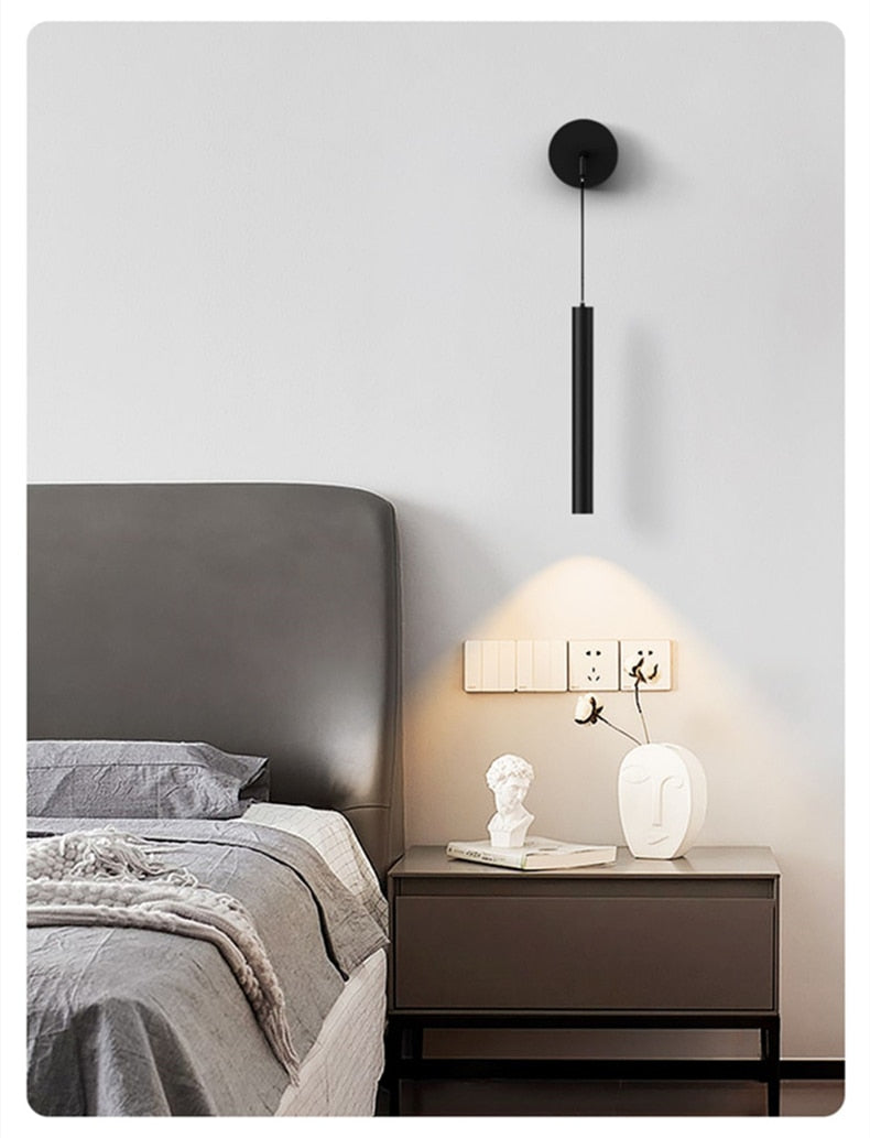 Neue einfache moderne Wandlampe: Luxuriöse Lichtquelle für Wohnzimmer, nordisches Schlafzimmer und Nachttisch - Unique Outlet