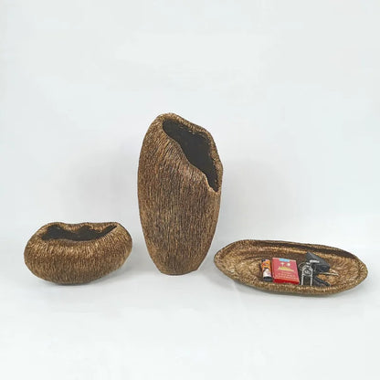 Designer Harzschale in Naturinspirierter Formgebung - Unique Outlet